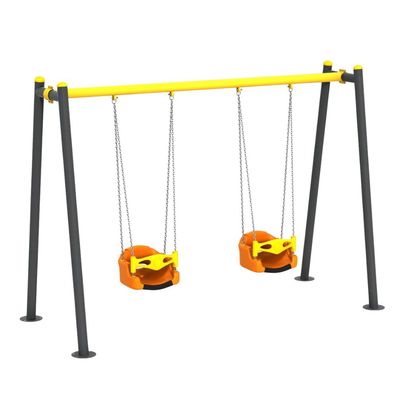 Leagan din metal pentru copii model Happy Kid, 1-4 ani, 320x150x220 cm