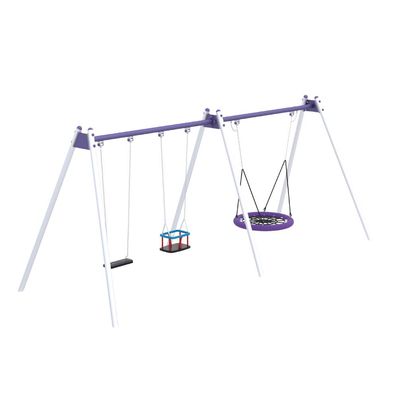 Ansamblu de leagane pentru copii Trio, 2-12 ani,  583x213x243 cm