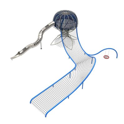 Complex de joaca pentru copii de metal Jelly, exterior, 3-14 ani, 1707x1338x611 cm