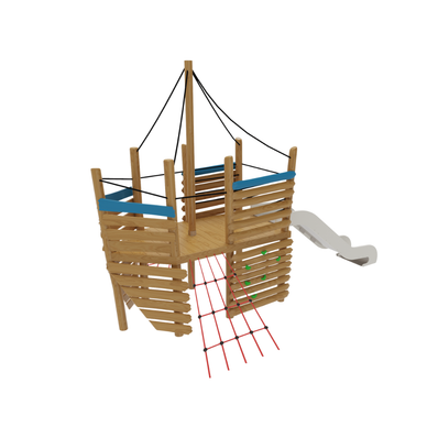 Outdoor wood playground Naturel 8