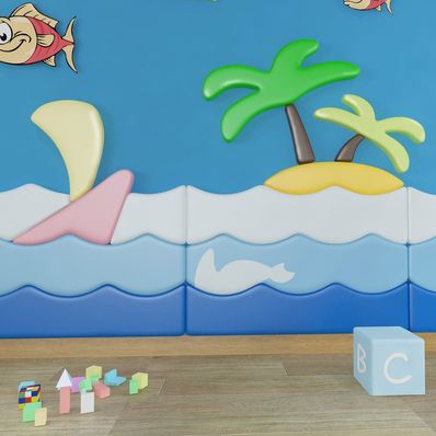 Sponge wall panel model Sea