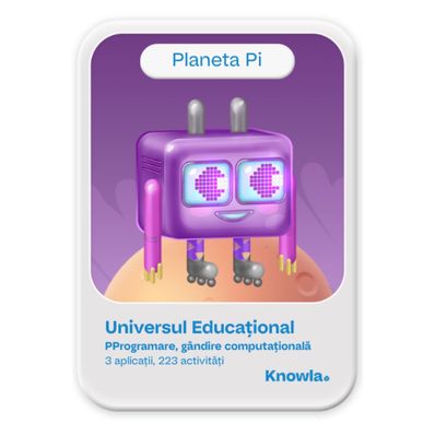 Planeta Pi - Pachet educational Knowla pentru initiere in programare si logica
