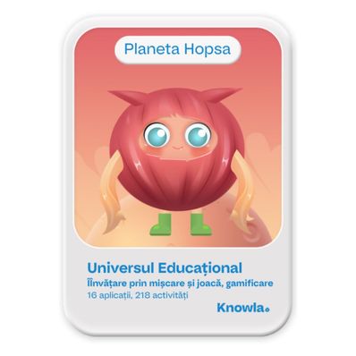 Planeta Hopsa - Pachet educational Knowla cu activitati mixte si puzzle-uri logice