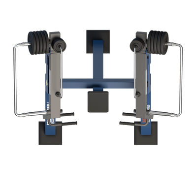 Presa verticala fitness de exterior Standard Model 2, 135x198x206 cm, otel