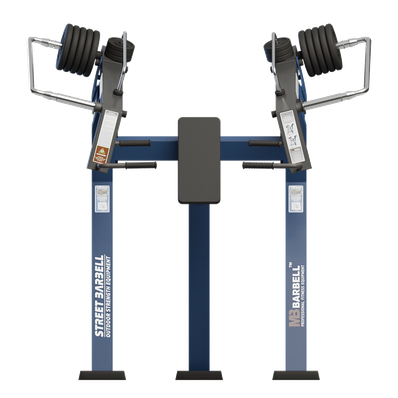 Presa verticala fitness de exterior Standard Model 2, 135x198x206 cm, otel
