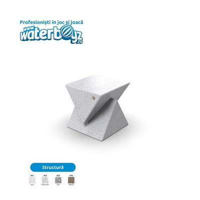 Concrete Exterior Chair model 2