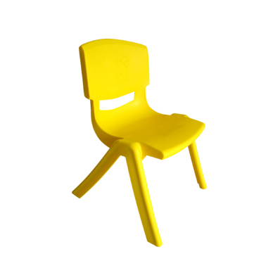Large Kindergarten Plastic Chair Yellow