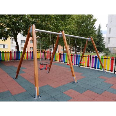 Wooden Swing For Kids model 3