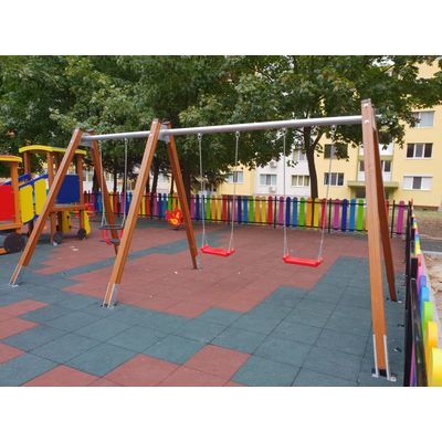 Wooden Swing For Kids model 3