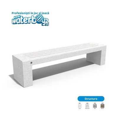 Banca parc Urban Beton model 12