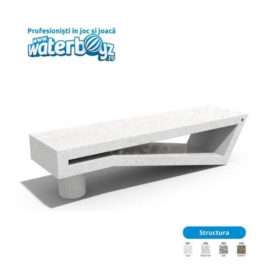 Banca parc Urban Beton model 13