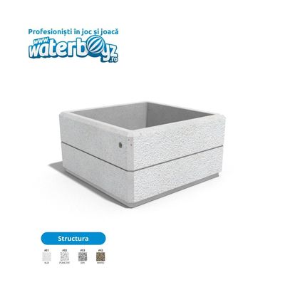 Concrete Urban Park Planter 13