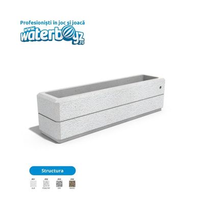 Concrete Urban Park Planter 15