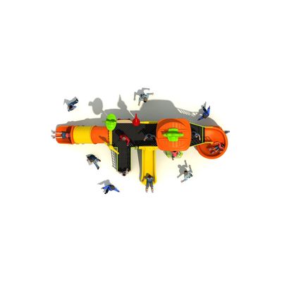 Complex de joaca pentru copii de metal Bicycle 2, exterior, 3-12 ani, 790x320x460 cm