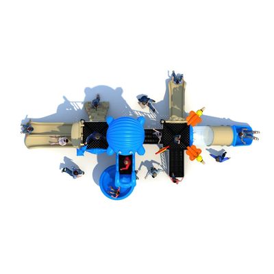 Complex de joaca pentru copii de metal Deep Sea 4, exterior, 3-12 ani, 920x490x395 cm