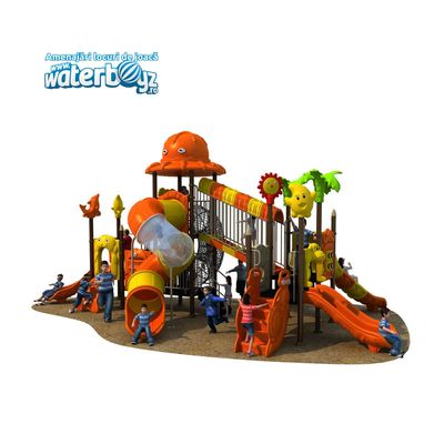 Complex de joaca pentru copii de metal Deep Sea 7, exterior, 3-12 ani, 990x585x520 cm