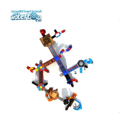 Complex de joaca pentru copii de metal Dream of Pleasure Island 6, exterior, 3-12 ani