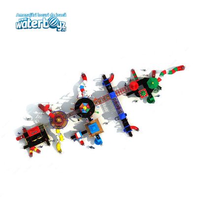 Complex de joaca pentru copii de metal Dream of Pleasure Island 8, exterior, 3-12 ani