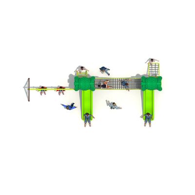 Complex de joaca pentru copii de metal Economy 14, exterior, 3-12 ani, 735x345x310 cm