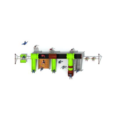 Complex de joaca pentru copii de metal Economy 15, exterior, 3-12 ani, 1230x410x310 cm