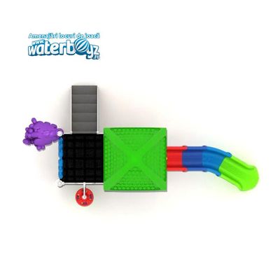 Complex de joaca pentru copii de metal Economy 26, exterior, 3-12 ani, 470x300x370 cm