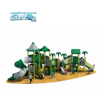 Complex de joaca pentru copii de metal Exotic 3, exterior, 3-12 ani, 1340x940x530 cm