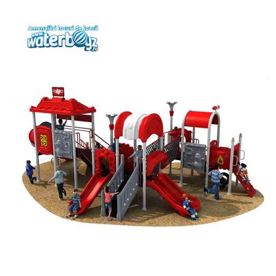 Complex de joaca pentru copii de metal Fire Control 6, exterior, 3-12 ani, 1040x815x430 cm