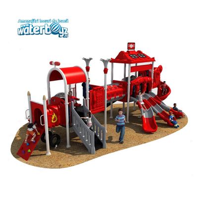 Complex de joaca pentru copii de metal Fire Control 7, exterior, 3-12 ani