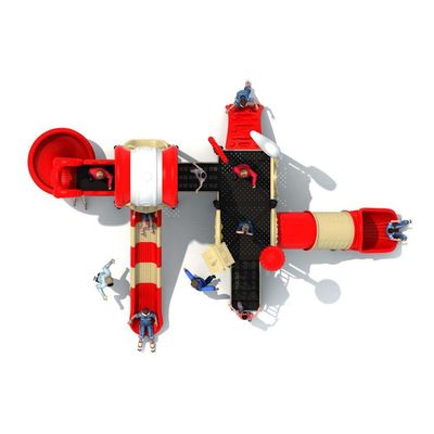 Complex de joaca pentru copii de metal Fun Land 2, exterior, 3-12 ani, 780x480x400 cm