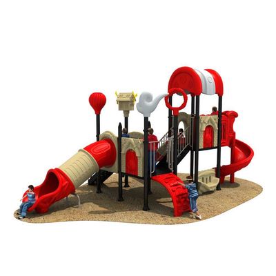 Complex de joaca pentru copii de metal Fun Land 2, exterior, 3-12 ani, 780x480x400 cm