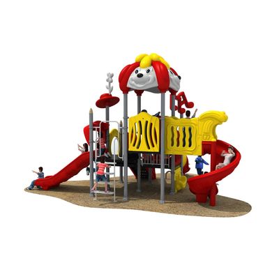 Complex de joaca pentru copii de metal Puppy Land 11, exterior, 3-12 ani, 680x530x440 cm