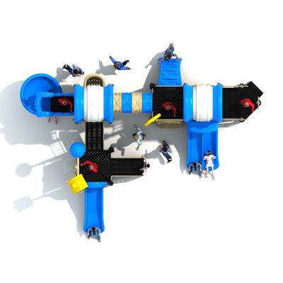 Complex de joaca pentru copii de metal Fun Land 1, exterior, 3-12 ani, 820x600x400 cm