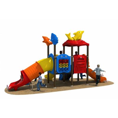 Complex de joaca pentru copii de metal Deep Sea, exterior, 3-12 ani, 650x310x340 cm