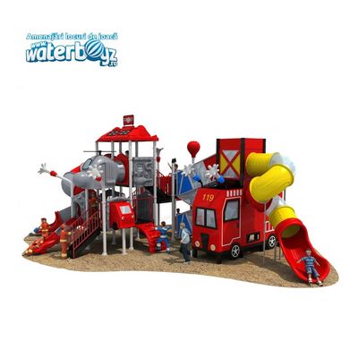Complex de joaca pentru copii de metal Fire Control 3, exterior, 3-12 ani