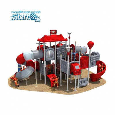 Complex de joaca pentru copii de metal Fire Control 4, exterior, 3-12 ani, 900x700x520 cm