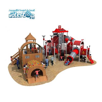 Complex de joaca pentru copii de metal Fire Control 5, exterior, 3-12 ani