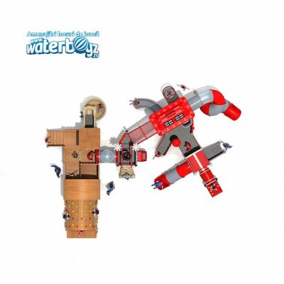 Complex de joaca pentru copii de metal Fire Control 5, exterior, 3-12 ani