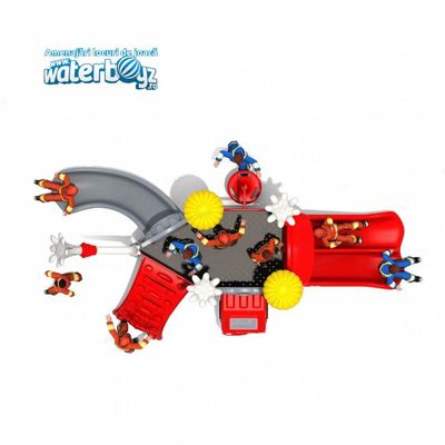Complex de joaca pentru copii de metal Fire Control 9, exterior, 3-12 ani, 510x280x340 cm