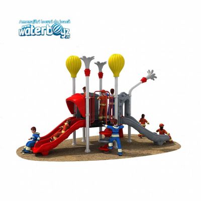 Complex de joaca pentru copii de metal Fire Control 9, exterior, 3-12 ani, 510x280x340 cm