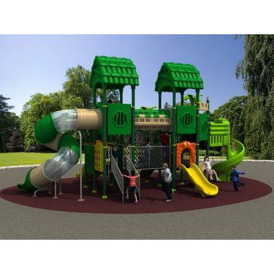 Complex de joaca pentru copii de metal Padurea Fermecata 1, exterior, 3-12 ani