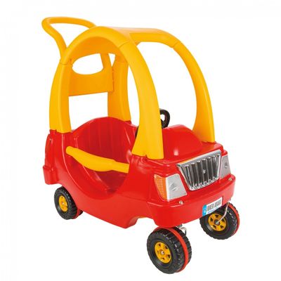 Masinuta de interior din plastic pentru copii Joker Red, 89x53x92.5 cm, 0-3 ani