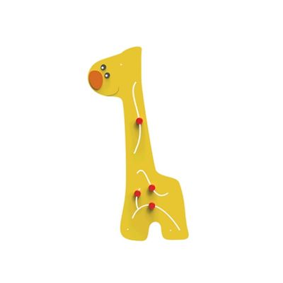 Panou interactiv de perete pentru copii Girafa, 110x57x2 cm, 0-3 ani