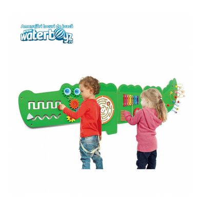 Panou interactiv de perete pentru copii Model 3, 120x60x120 cm, 0-3 ani
