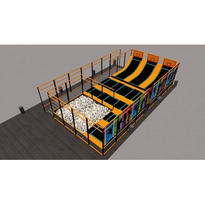 Amenajare la cheie parc de trambuline Model 5, 3-12 ani