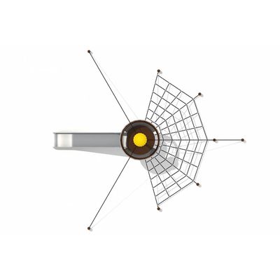 Sistem de catarare cu tobogan pentru copii de exterior Model 2, 3-12 ani, 760*720*480CM , metal