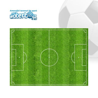 Synthetic turf mini-football field