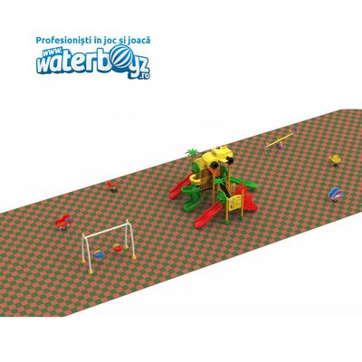 Complete Outdoor Playground Arrangement Cars