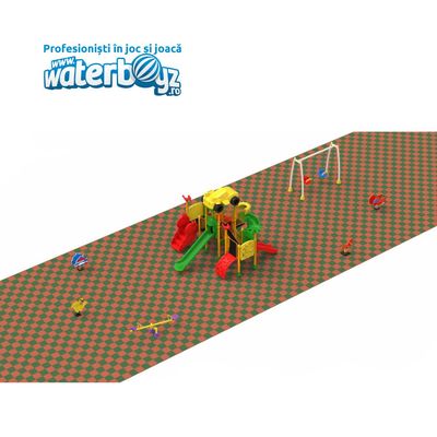 Complete Outdoor Playground Arrangement Cars