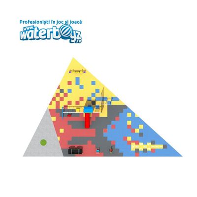 Complete Outdoor Playground Arrangement Colors