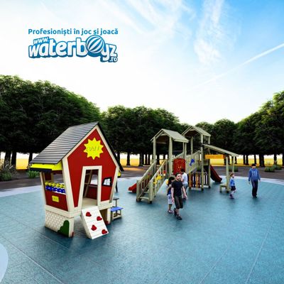 Complete Outdoor Playground Arrangement Forest of Fun